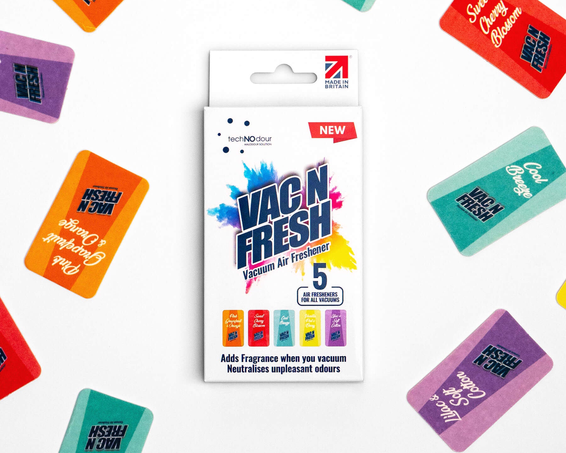 Vac N Fresh Original Edition vacuum air fresheners pack and contents