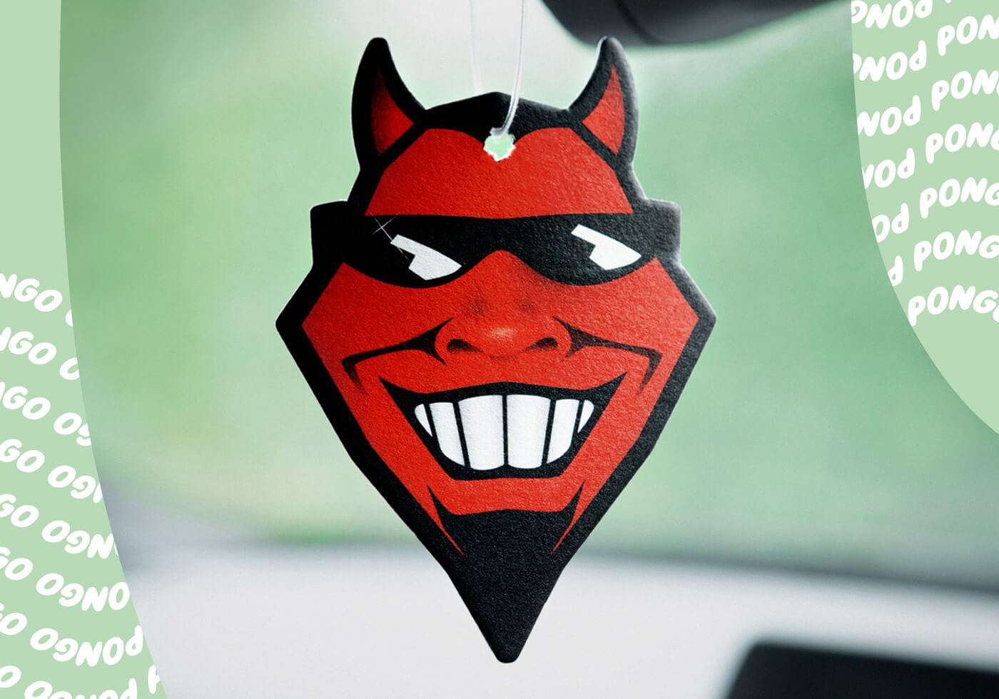 A personalised air fresheners example product for Demon
